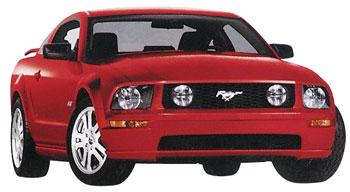 AL 2006 Mustang Coupe Metal -- Metal Body Plastic Model Car Kit -- 1/24 Scale -- #39997