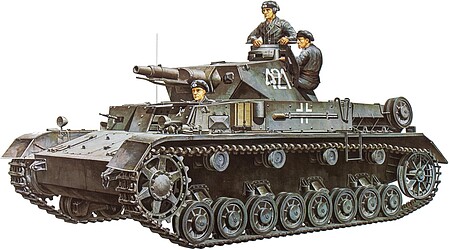 German PZKPFW IV AUSF D Tank -- Plastic Model Military Vehicle Kit -- 1/35 Scale -- #35096